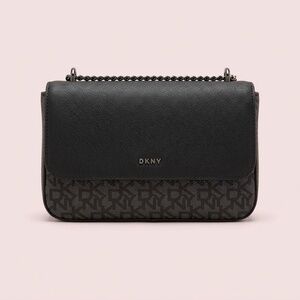 NWT DKNY Black and Gray Shoulder Bag